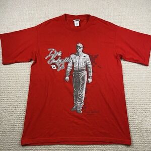 Chase Authentics Dale Earnhardt Jr 2001 T Shirt Size Medium Red Budweiser